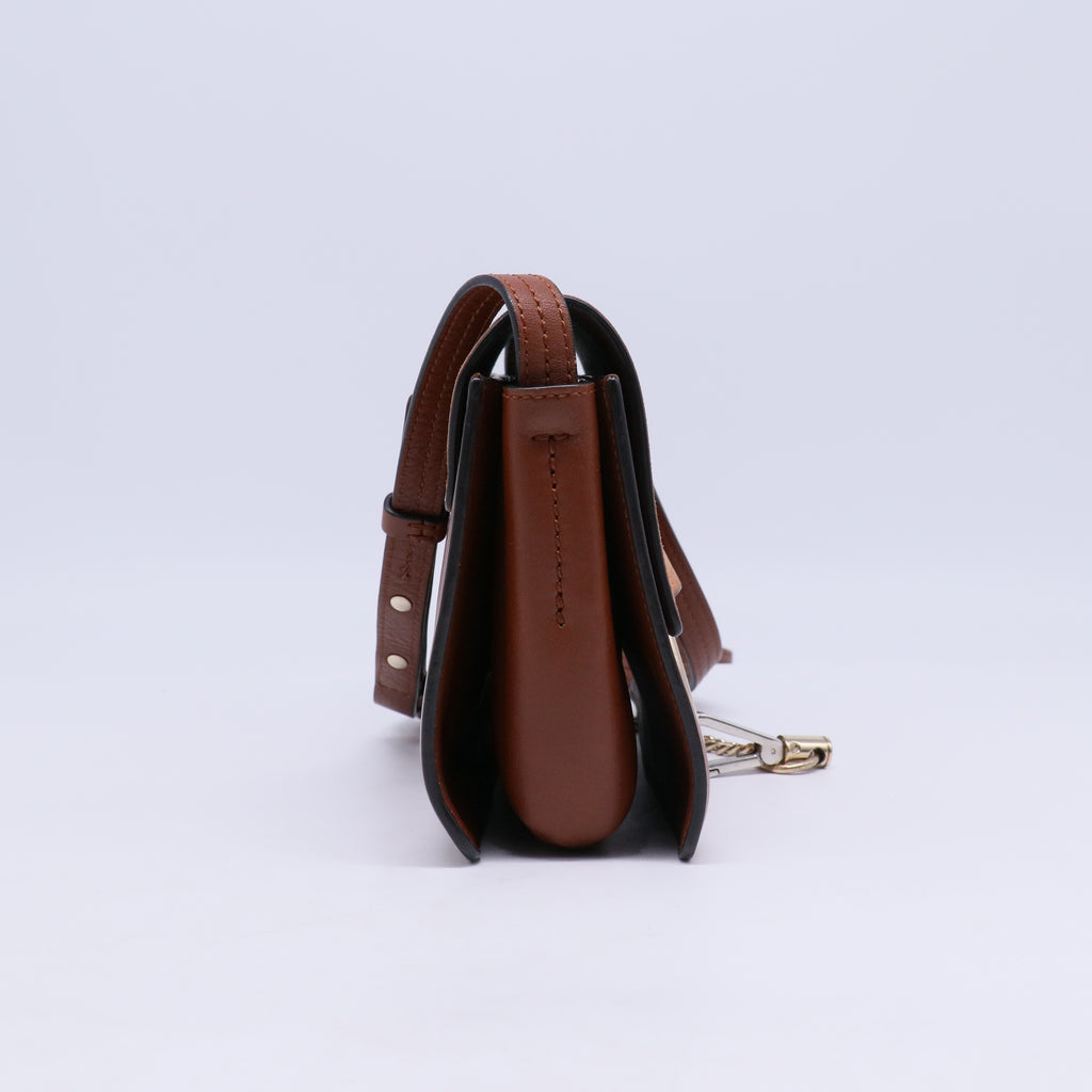 Faye Shoulder Bag Leather and Suede B21692