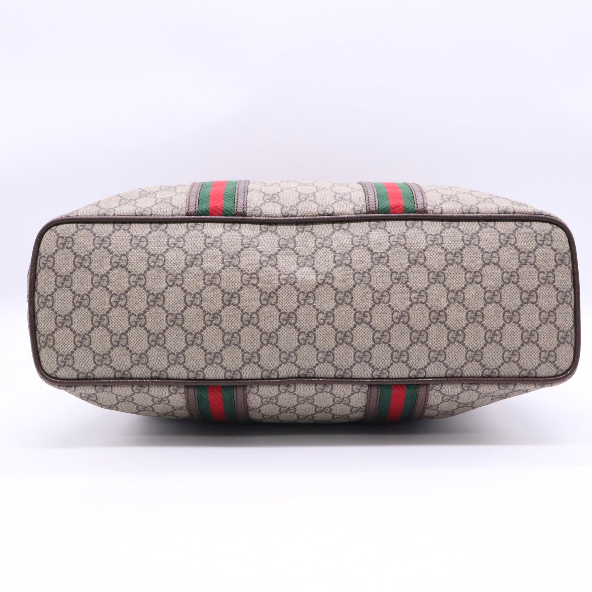 Gucci Monogram Lovely Heart Top Handle Dark Brown Twins LDJ3317