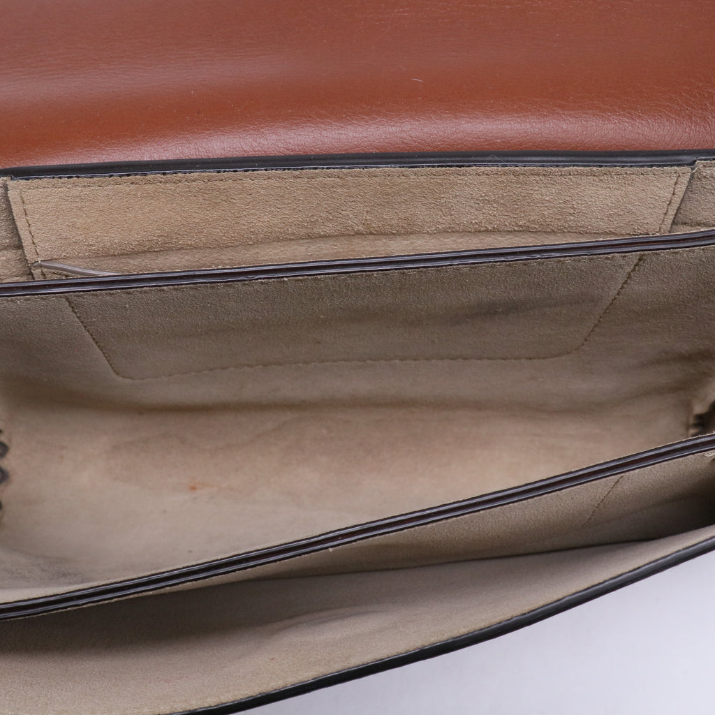Faye Shoulder Bag Leather and Suede B21692