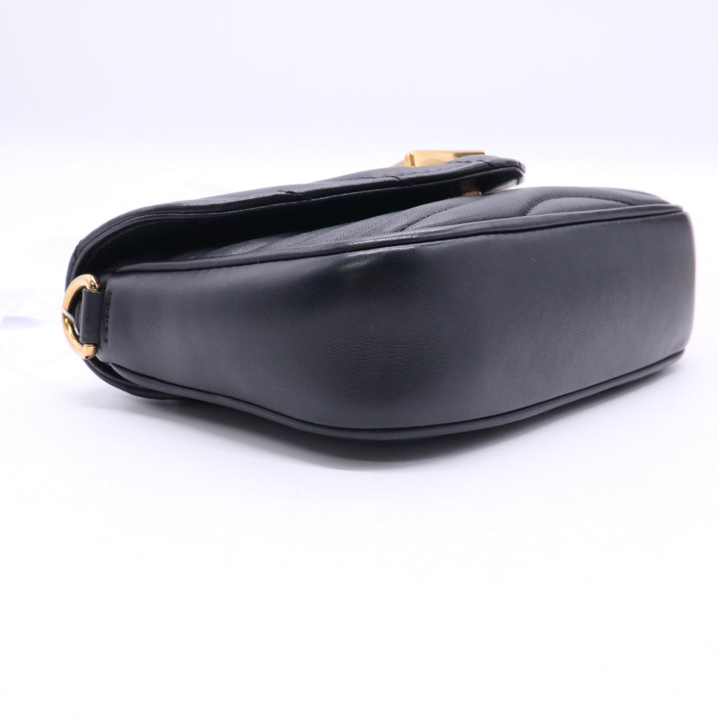 Louis Vuitton Calfskin LV New Wave Chain Bag Black Twins  LDJ3313