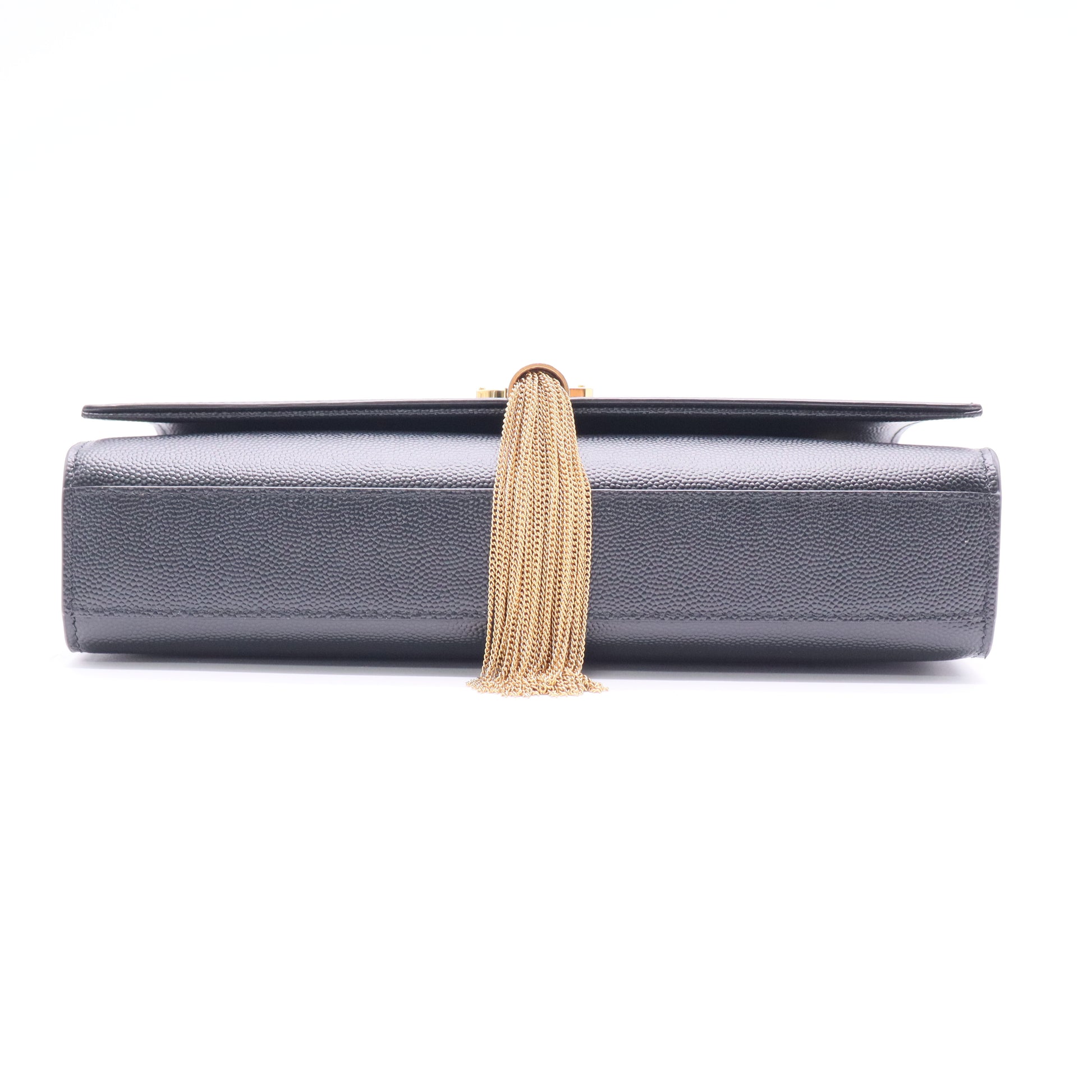 Saint Laurent Classic Monogram Tassel Crossbody Bag Grainy Leather twins