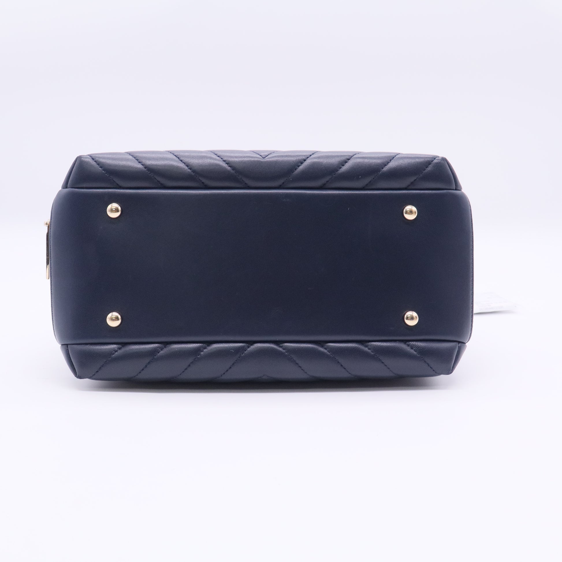 Trendy CC Bowling Bag Chevron Lambskin Medium Twins LDJ3328