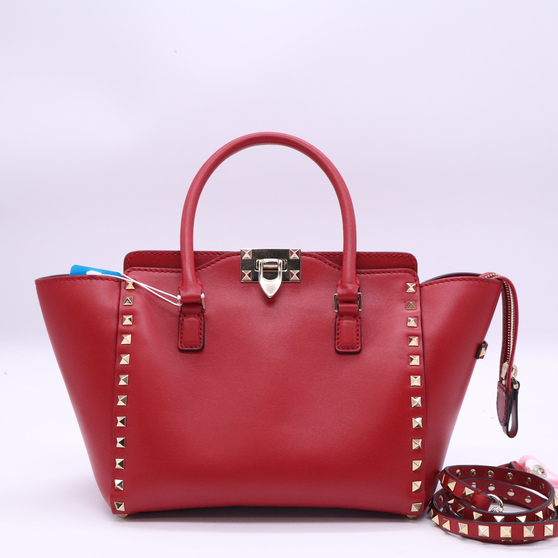 Rockstud Tote Soft Leather Small Twins LDJ3878