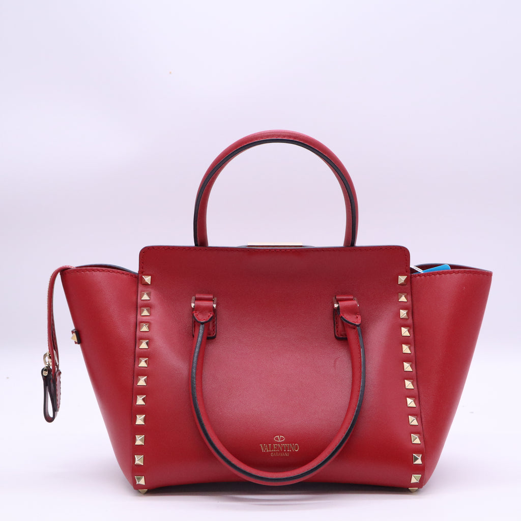Rockstud Tote Soft Leather Small Twins LDJ3878