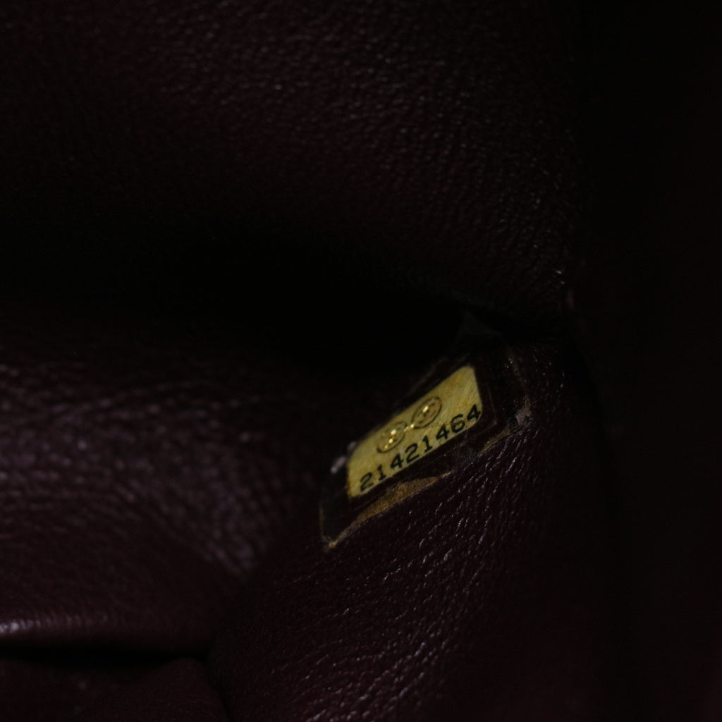 Medium Lizard-Trimmed Coco Handle Bag B20091