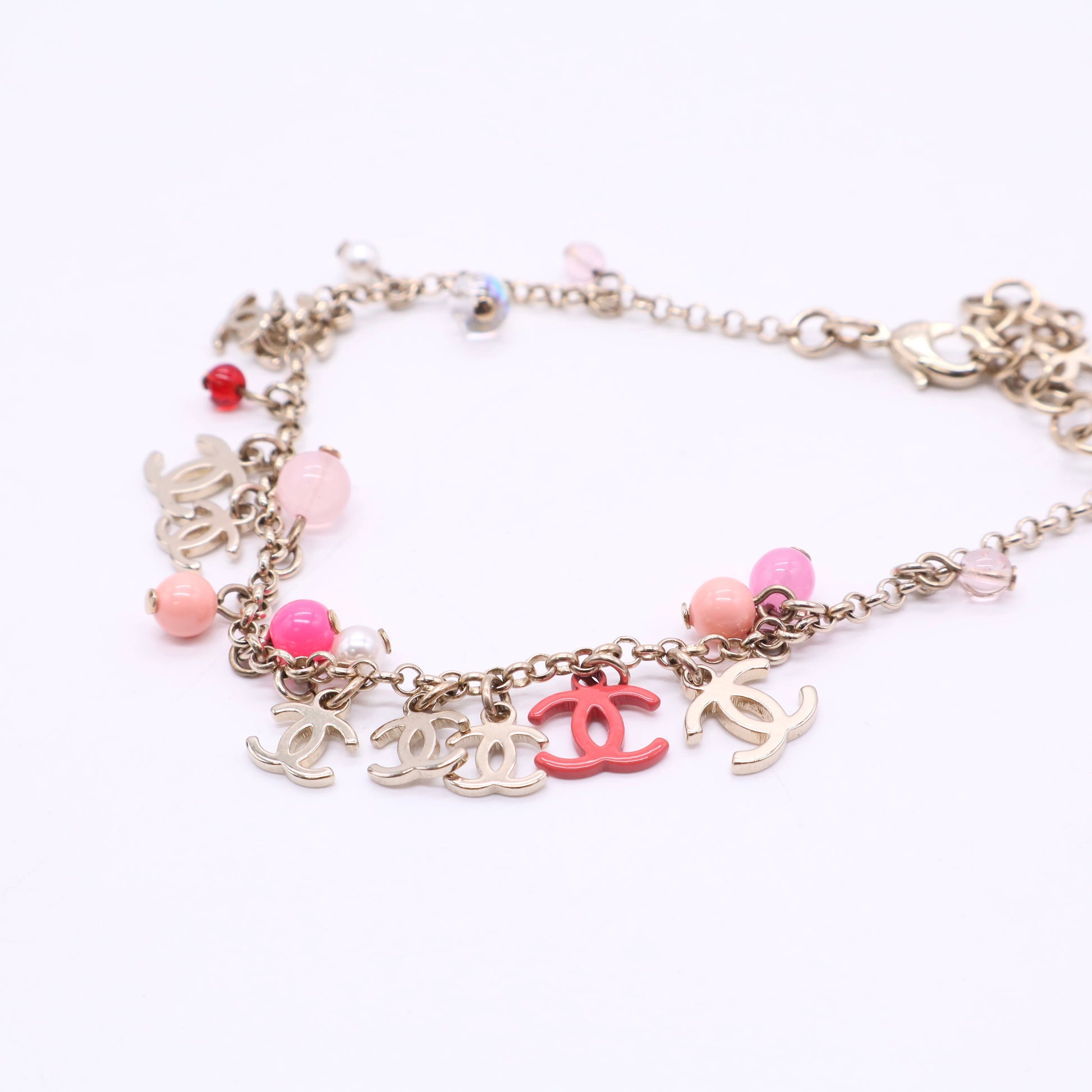 Sweet Monogram Charm Bracelet Metal Twins LDJ3337