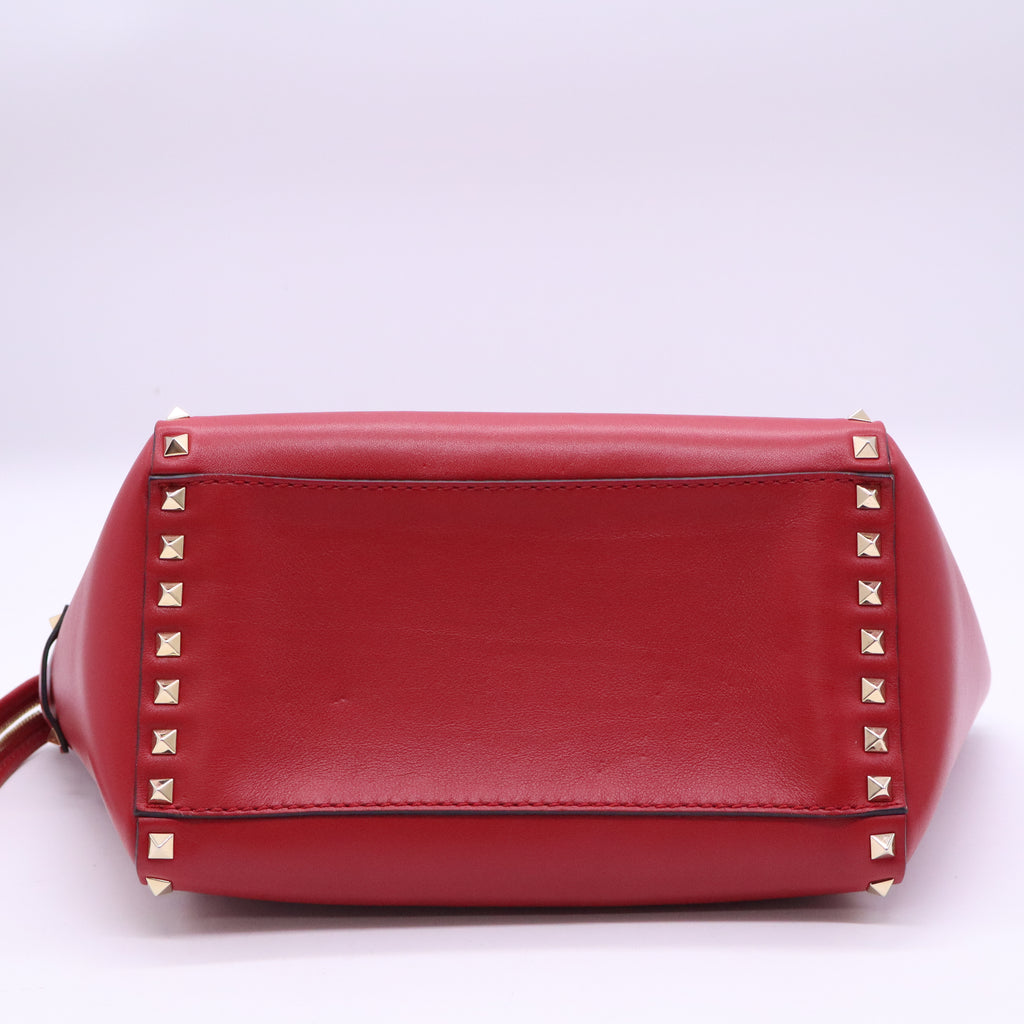 Rockstud Tote Soft Leather Small Twins LDJ3878