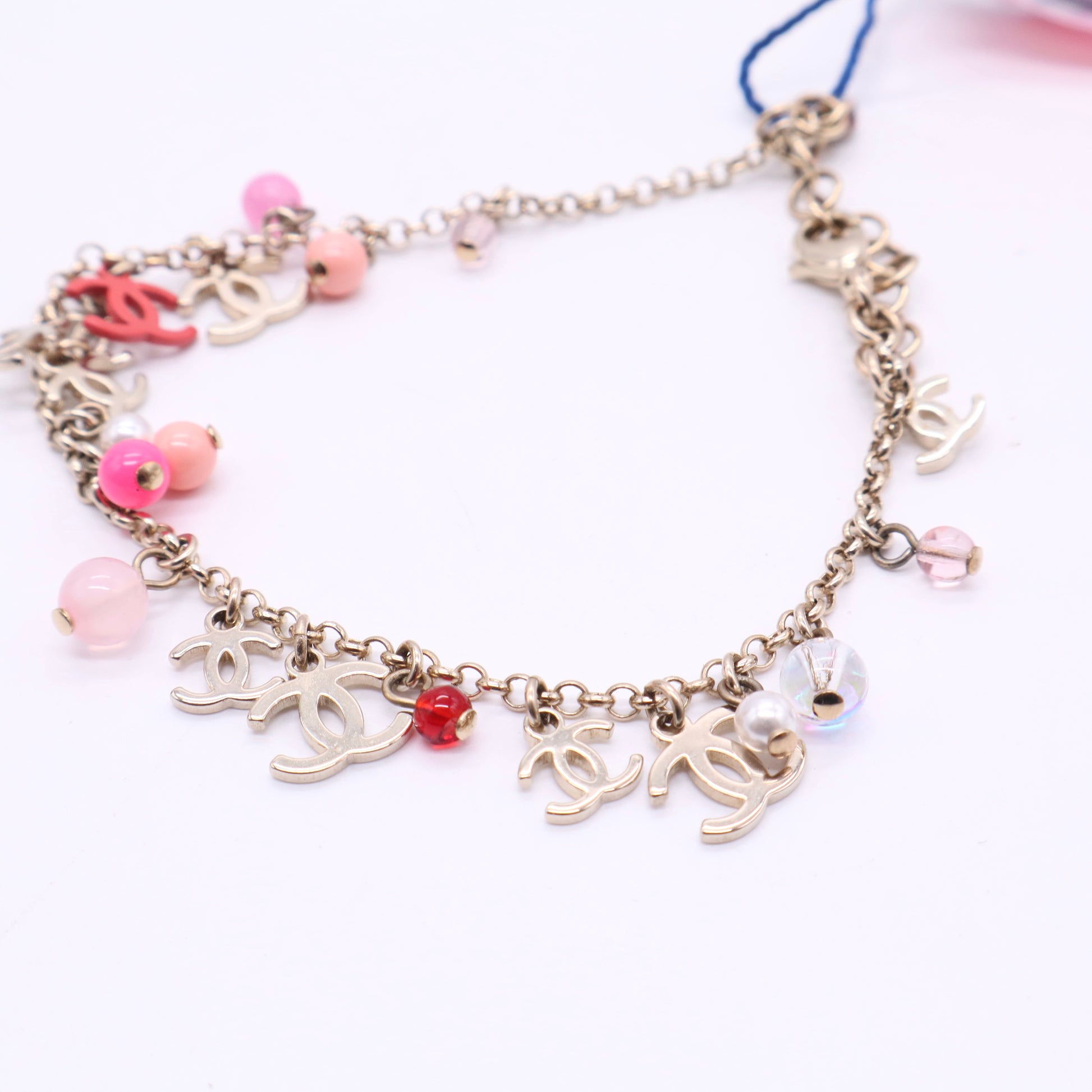 Sweet Monogram Charm Bracelet Metal Twins LDJ3337