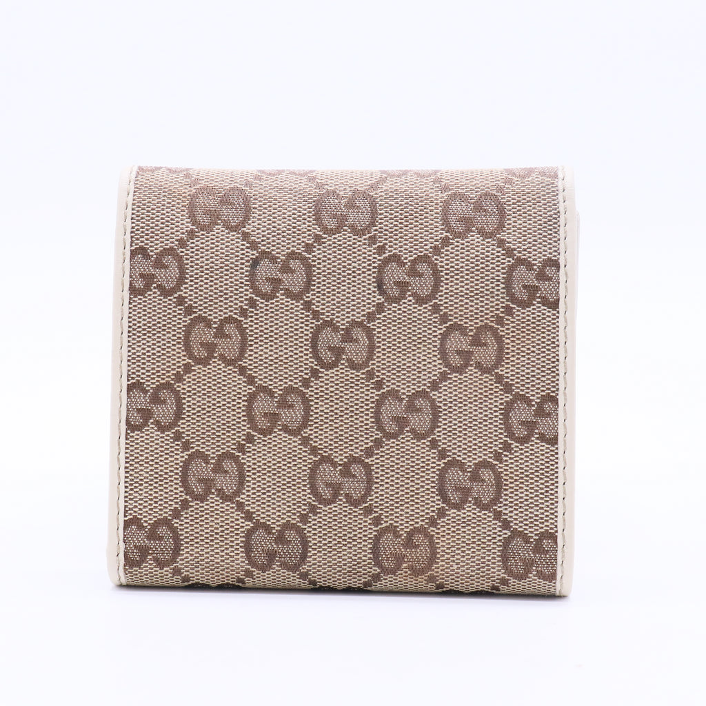 New Britt GG Canvas Compact Wallet W20061