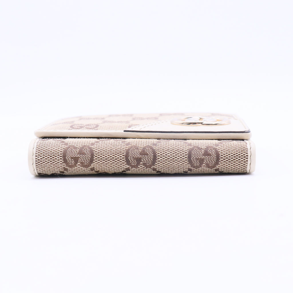 New Britt GG Canvas Compact Wallet W20061