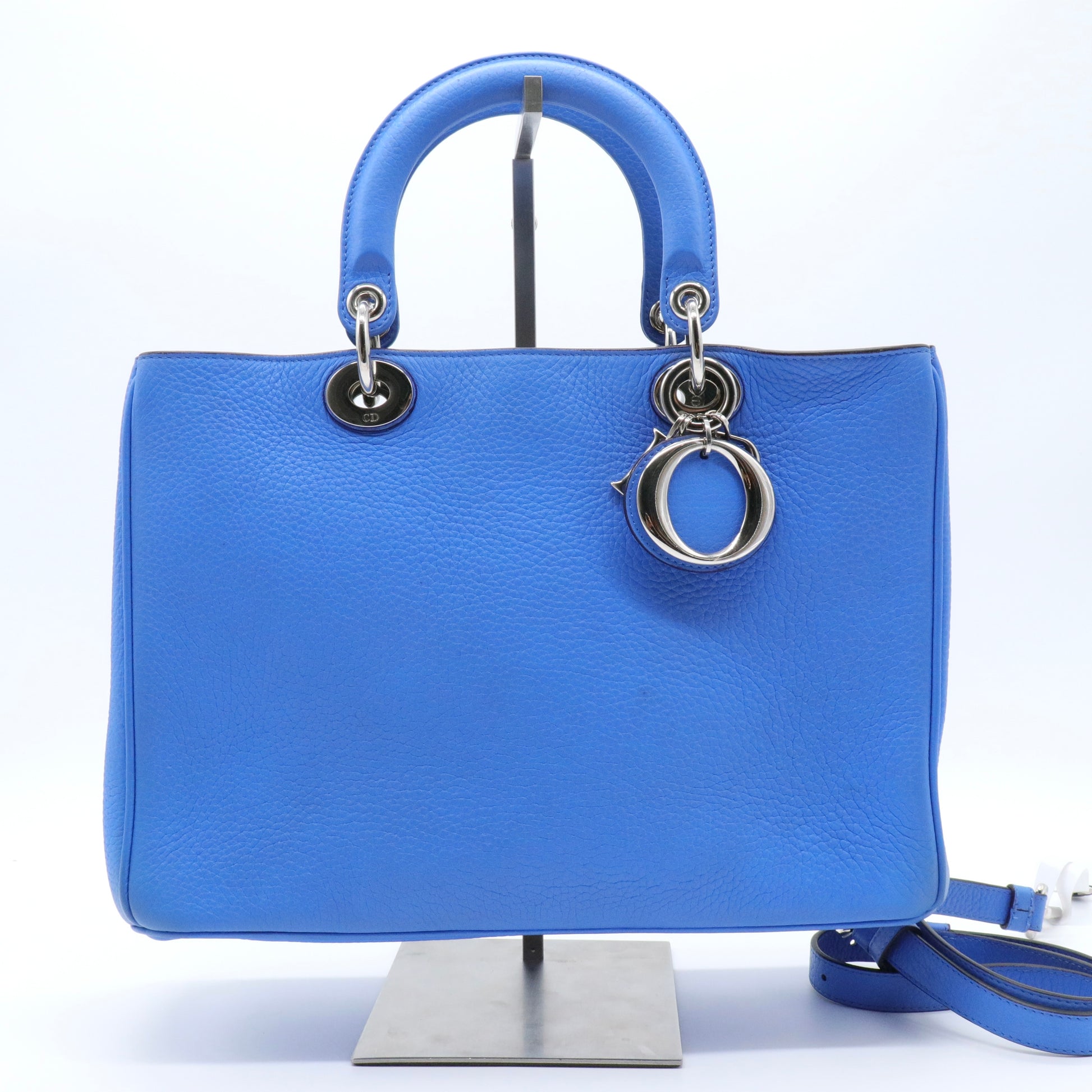 Blue Dior Medium Diorissimo Satchel twins