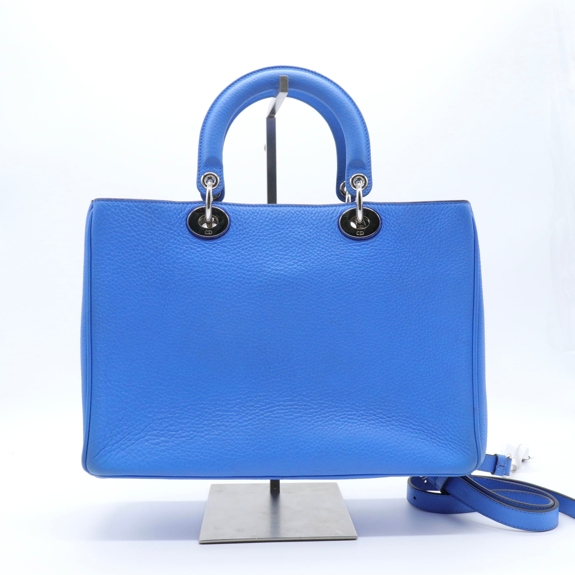 Blue Dior Medium Diorissimo Satchel twins