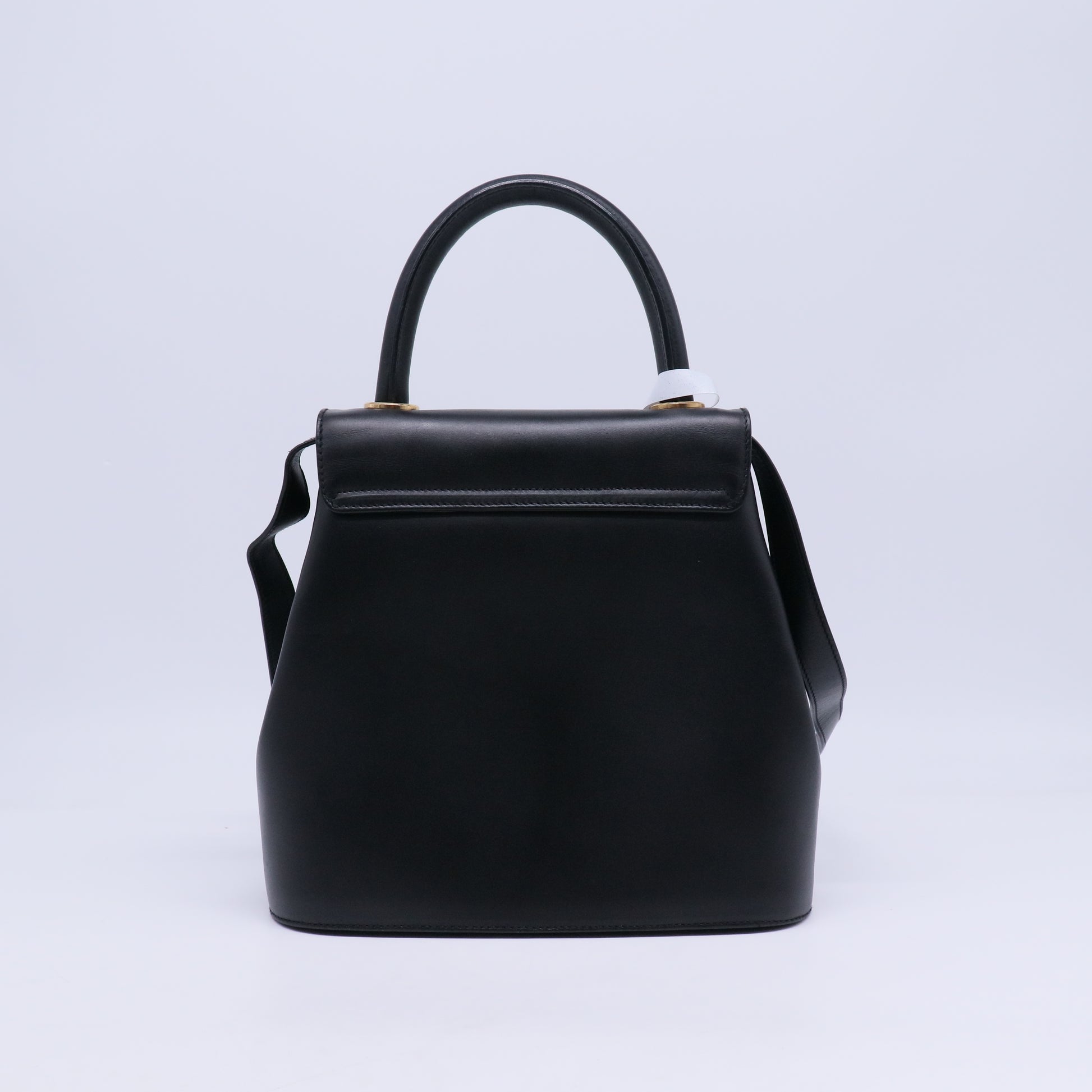 Vintage Flap Lock Backpack Studded Leather B21693