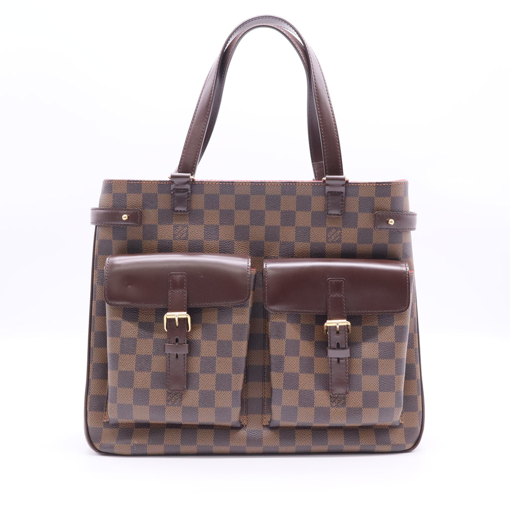 Louis Vuitton Damier Ebene Uzes Tote Bag Twins B20020