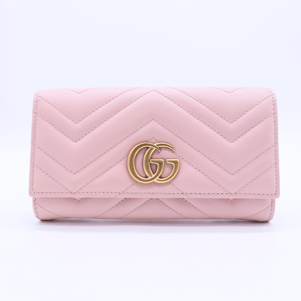 GG Marmont Continental Wallet Matelasse Leather W20058