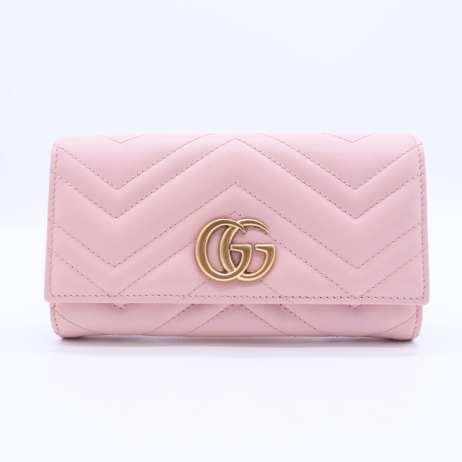 GG Marmont Continental Wallet Matelasse Leather W20058