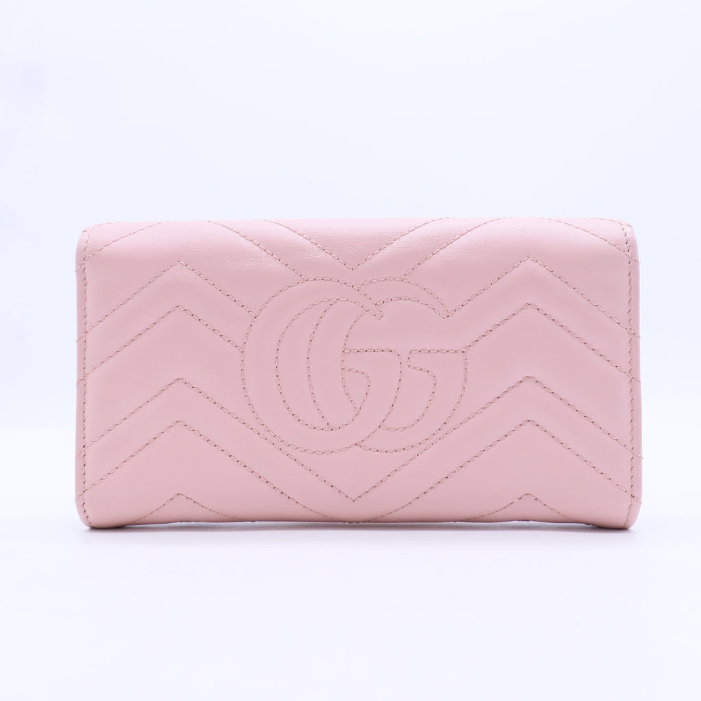 GG Marmont Continental Wallet Matelasse Leather W20058