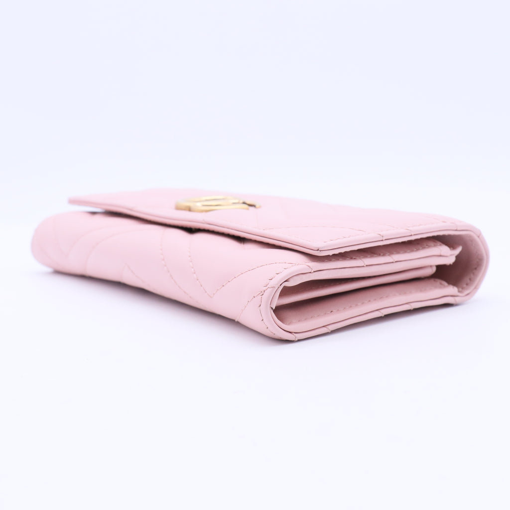 GG Marmont Continental Wallet Matelasse Leather W20058