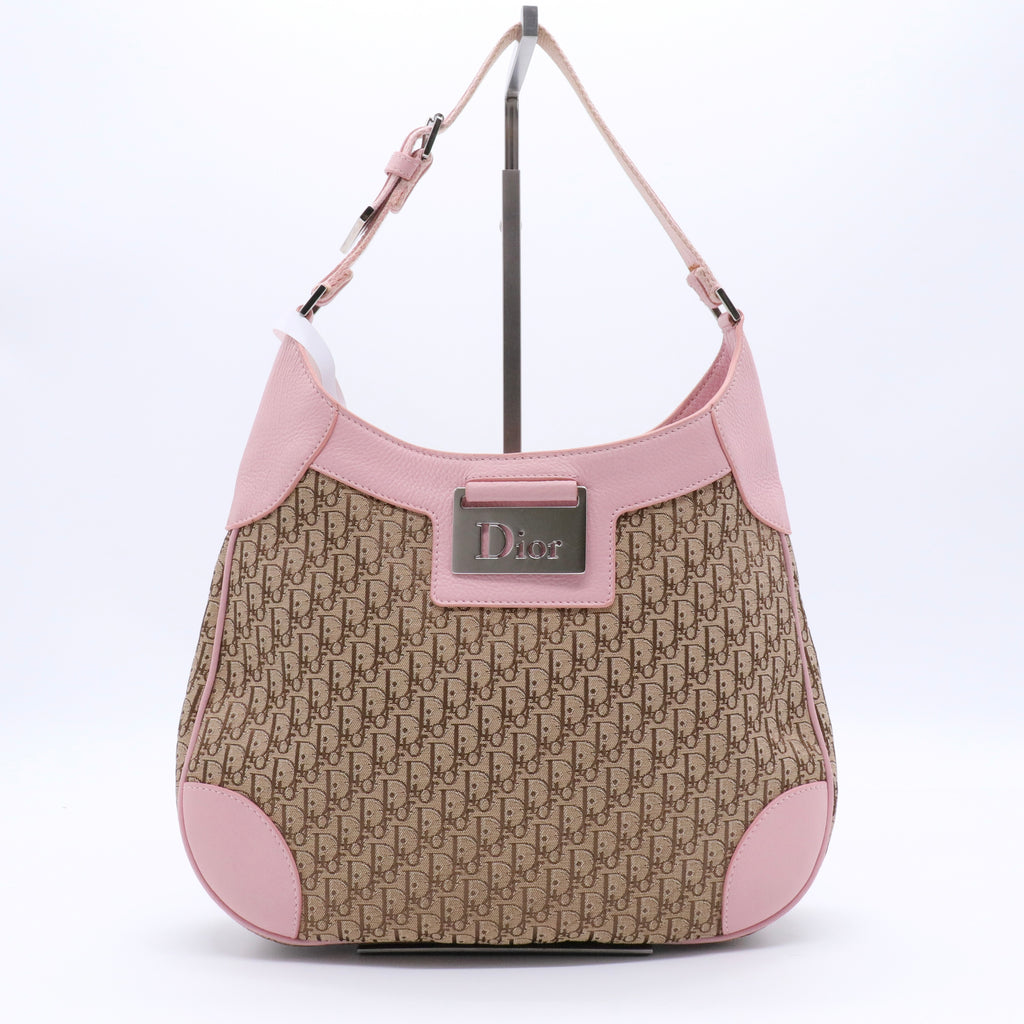 Monogram Hobo Pink twins