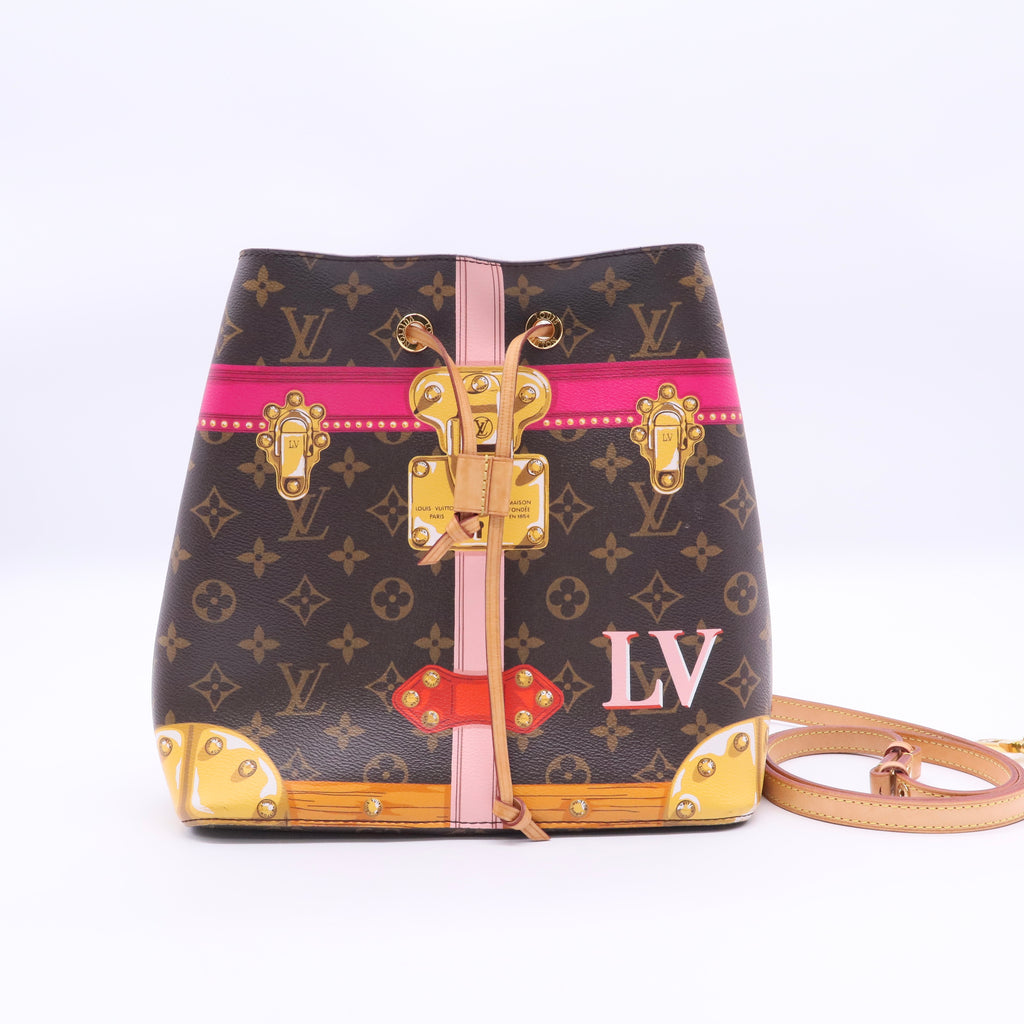NeoNoe Handbag Limited Edition Summer Trunks Monogram Canvas twinS LDJ3350