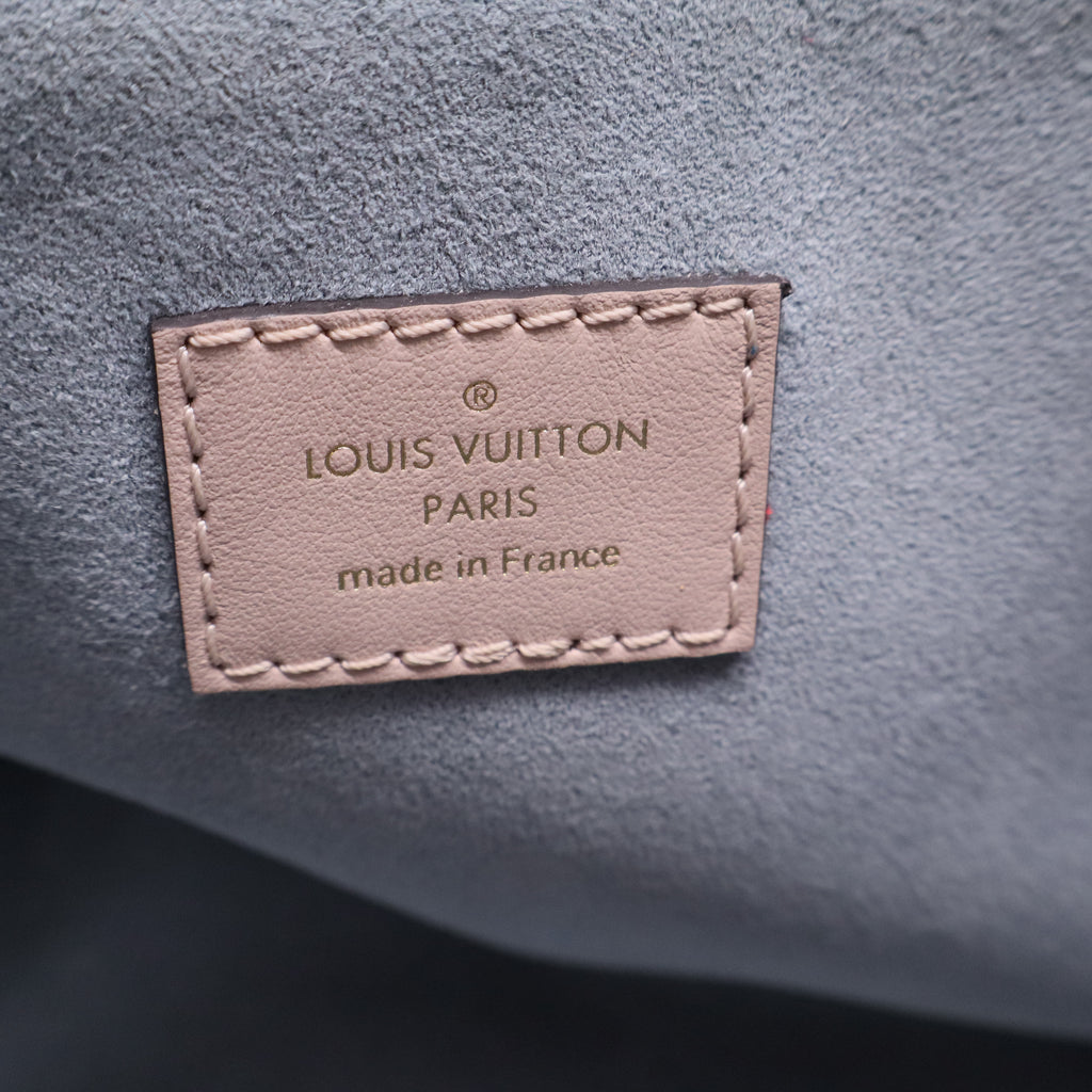 Louis Vuitton On My Side Tote Leather with Monogram Canvas PM twins LDJ2555