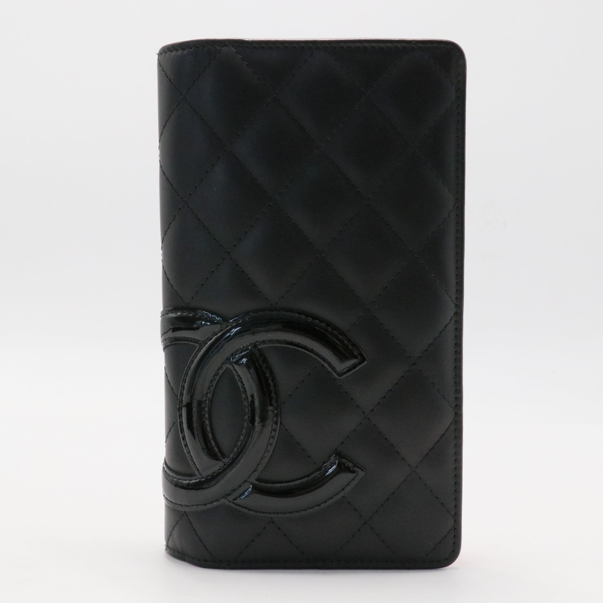 Calfskin Quilted Cambon Yen Wallet