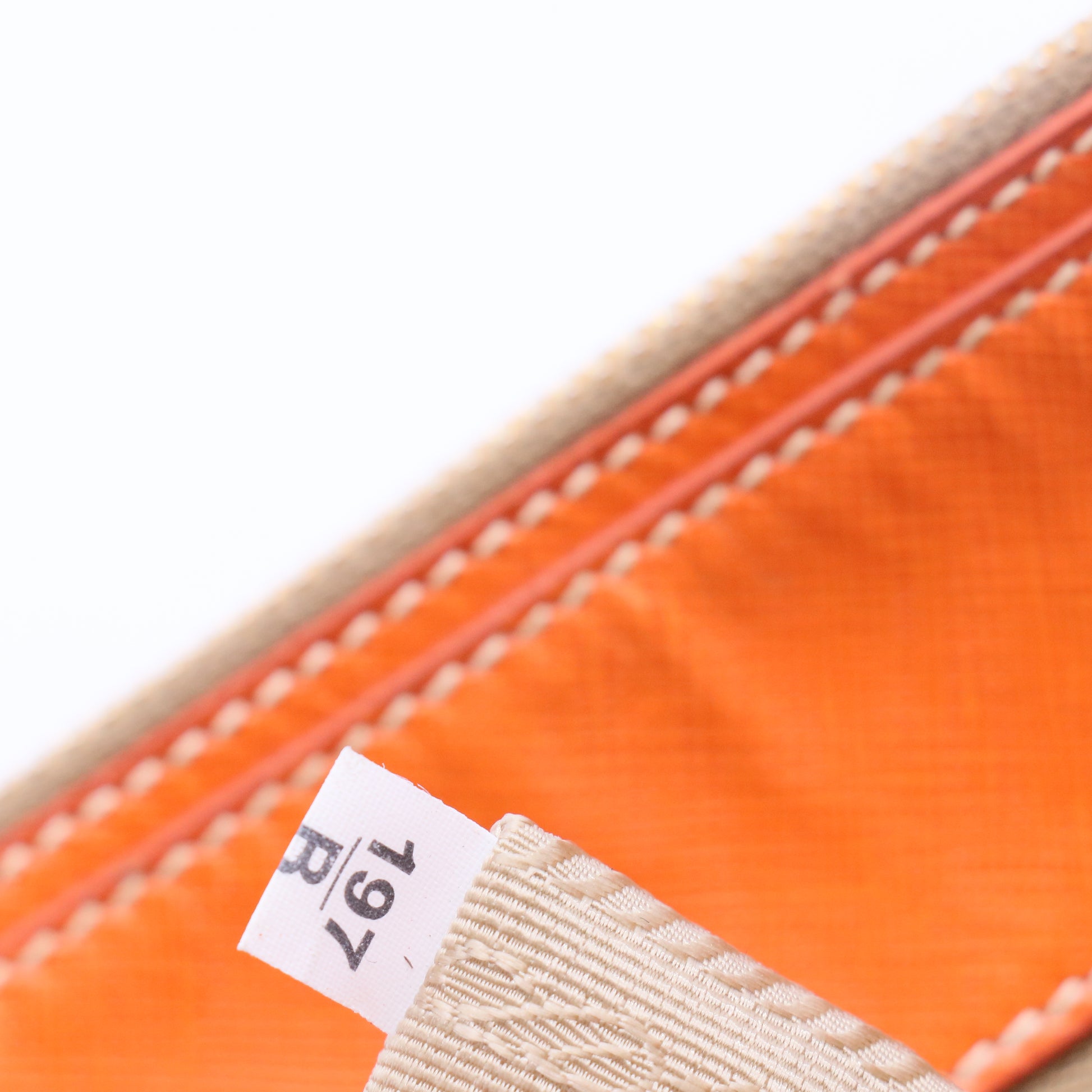 Saffiano Trimmed Canvas Canapa Logo Double Zip B20019