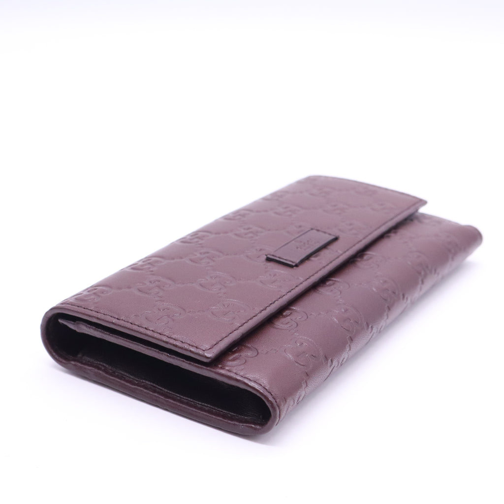 Gucci Wallet Microguccissima Leather twins W21052