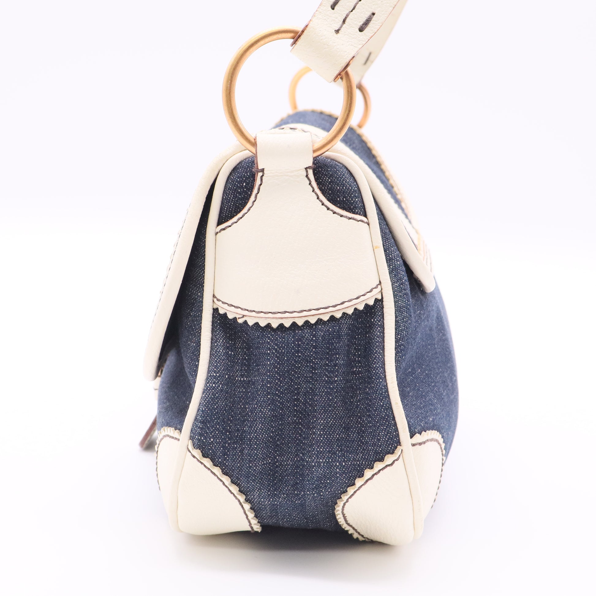 Denim Shoulder Bag Vintage Twins