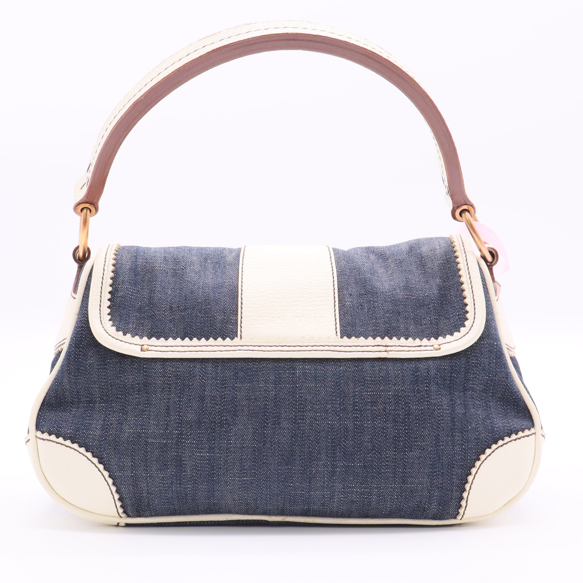 Denim Shoulder Bag Vintage Twins