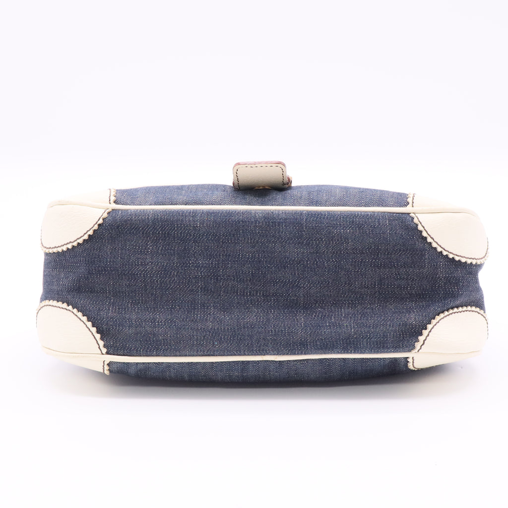 Denim Shoulder Bag Vintage Twins