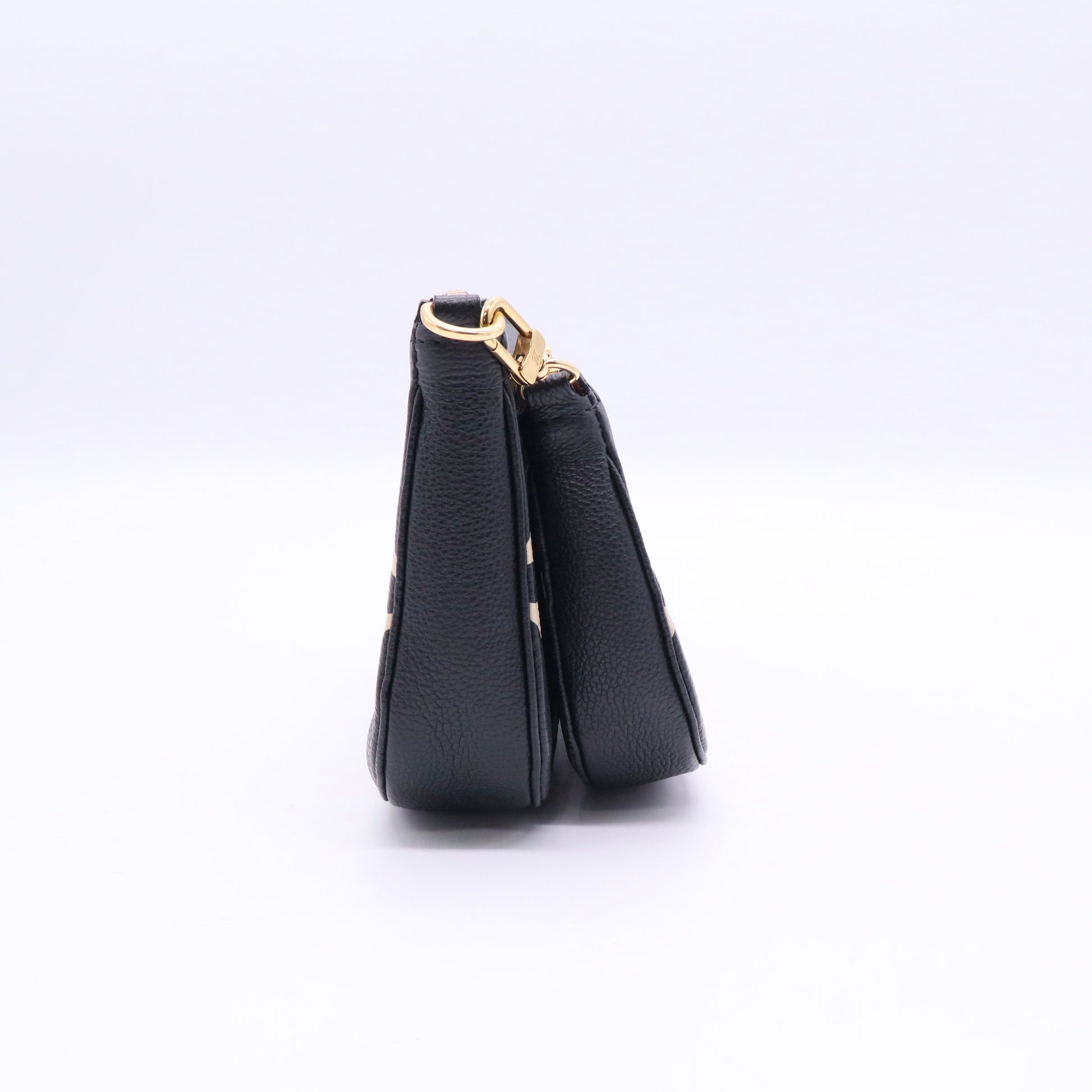 Bi-Color Black/Cream Monogram Empreinte Leather Multi Accessories Pochette Bag twins LDJ3348