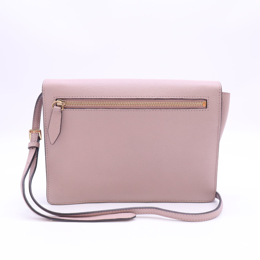 Burberry Derby Calfskin House Check Small Macken Crossbody Bag B24357