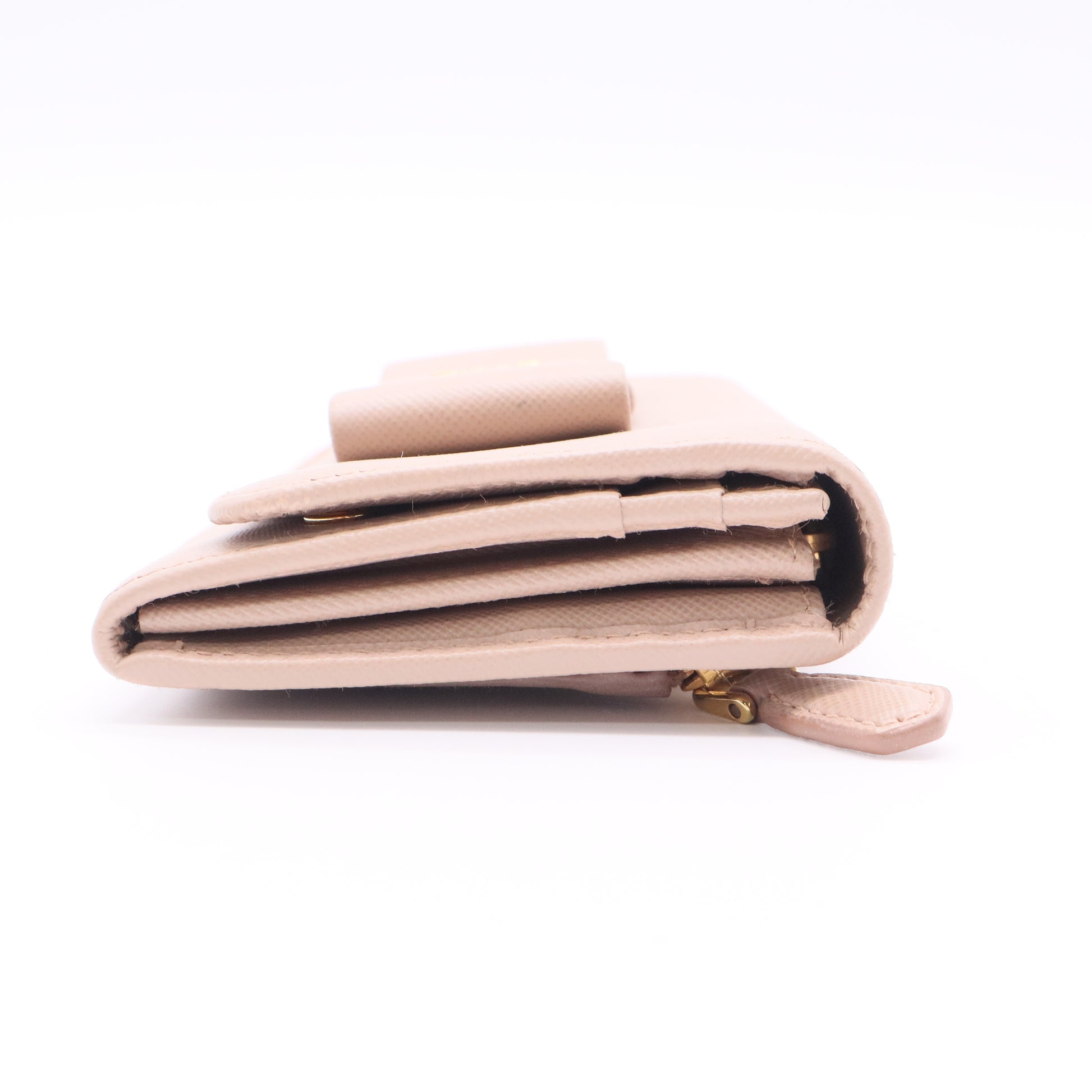 Orchidea Saffiano Leather Continental Bow Wallet twins