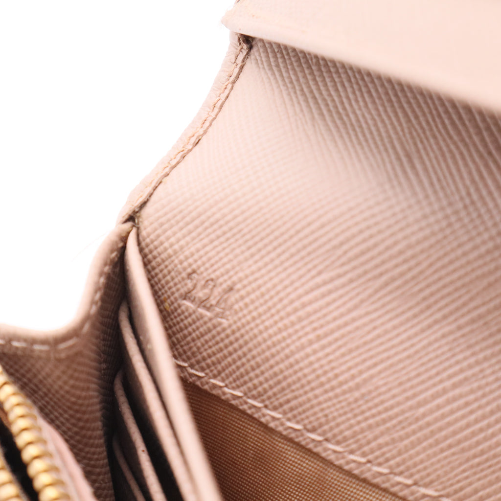 Orchidea Saffiano Leather Continental Bow Wallet twins