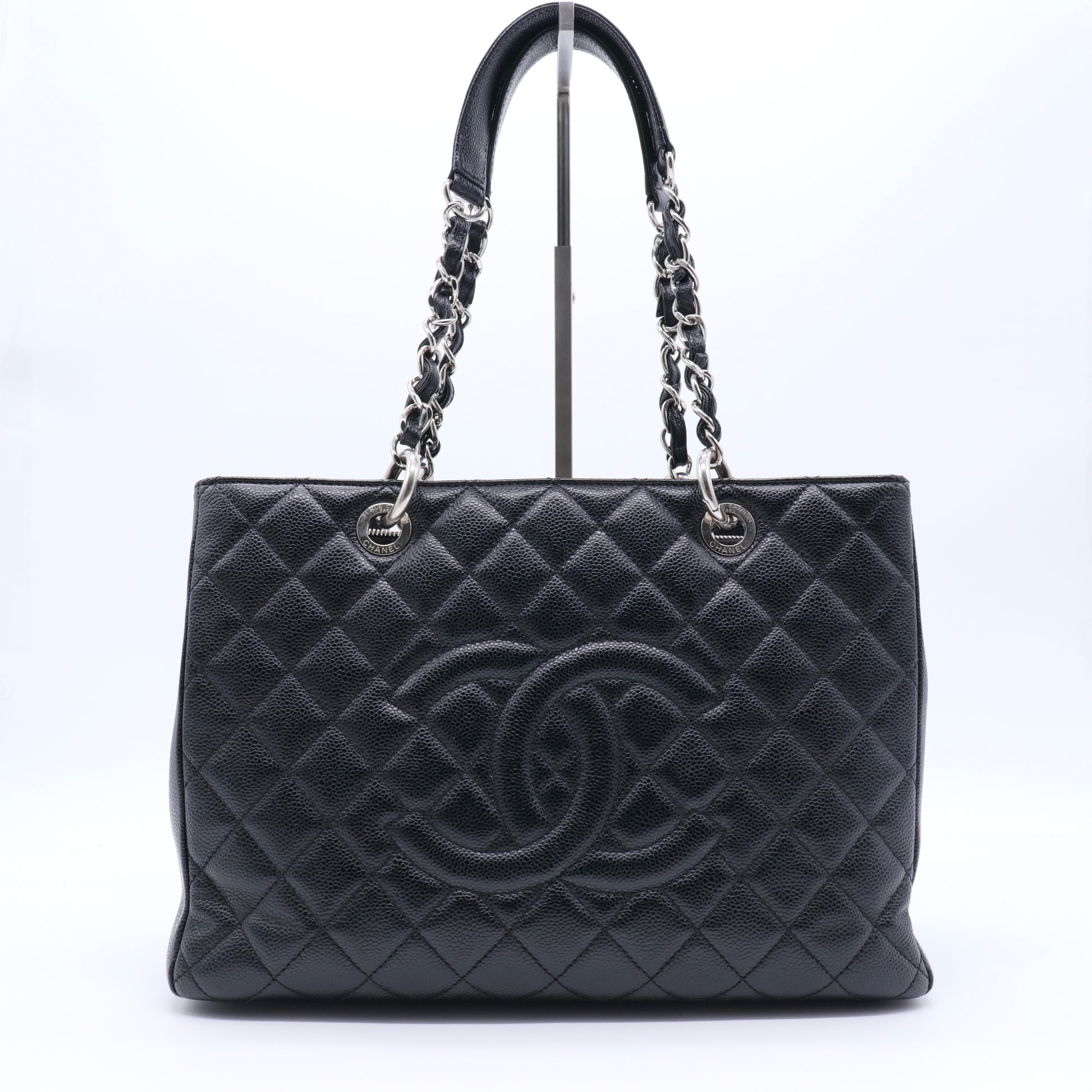 Caviar Skin Matelasse Grand Shopping Tote Bag twins