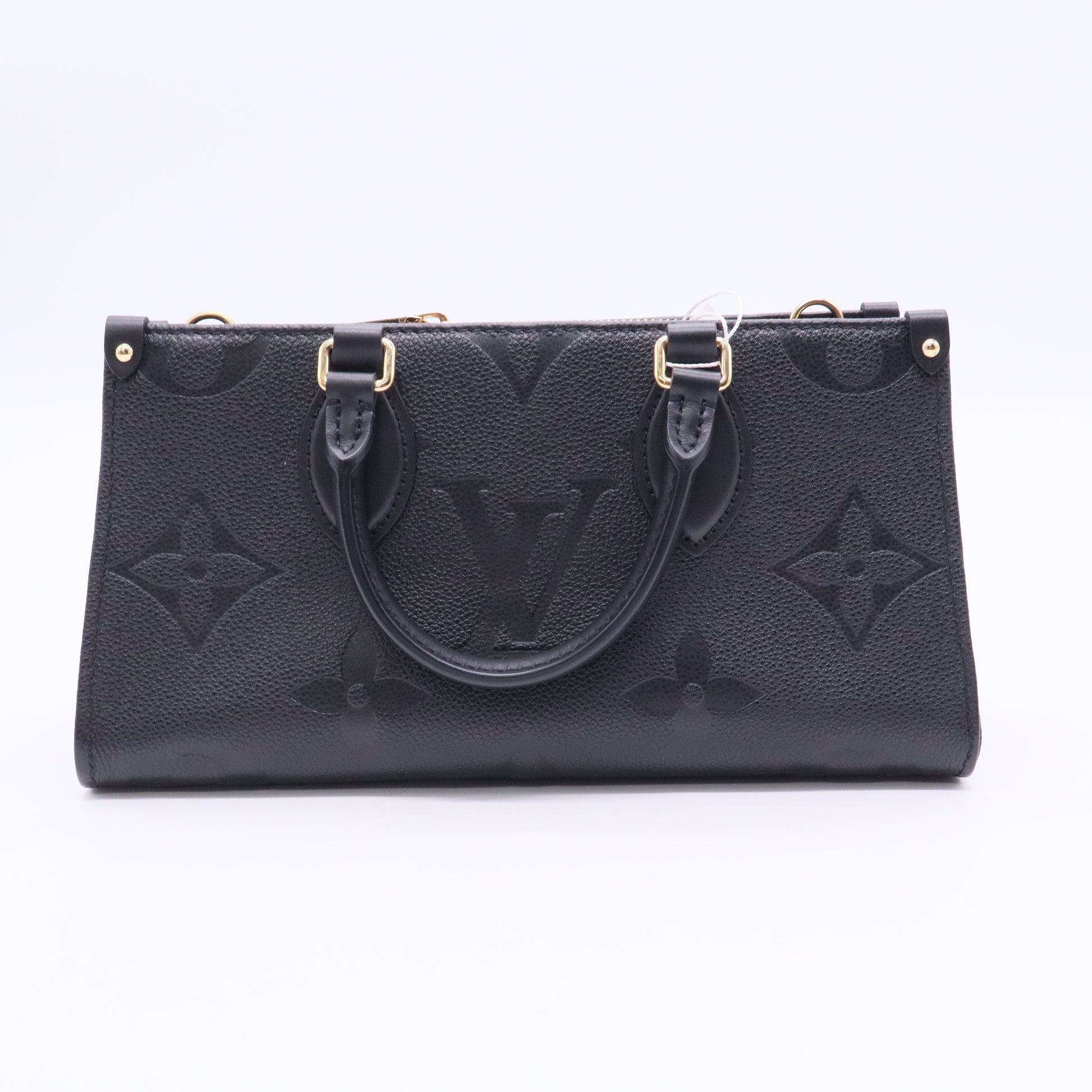 Louis Vuitton Black Monogram Giant Empreinte Leather East/West Onthego Bag twins LDJ3347