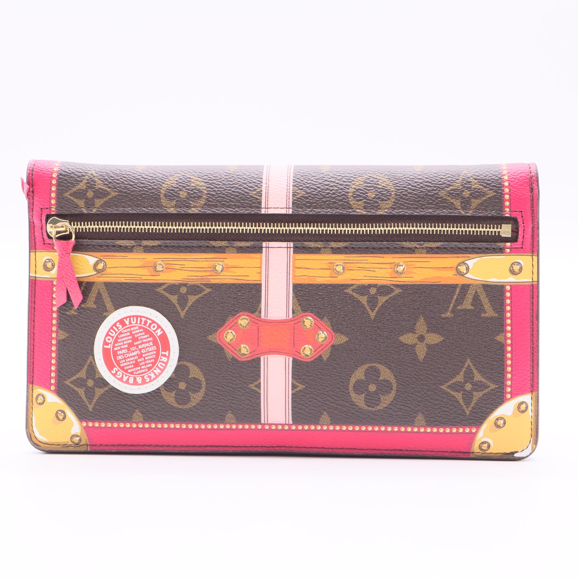 Limited Edition Monogram Canvas Trompe L'oeil Pochette Weekend Bag twins