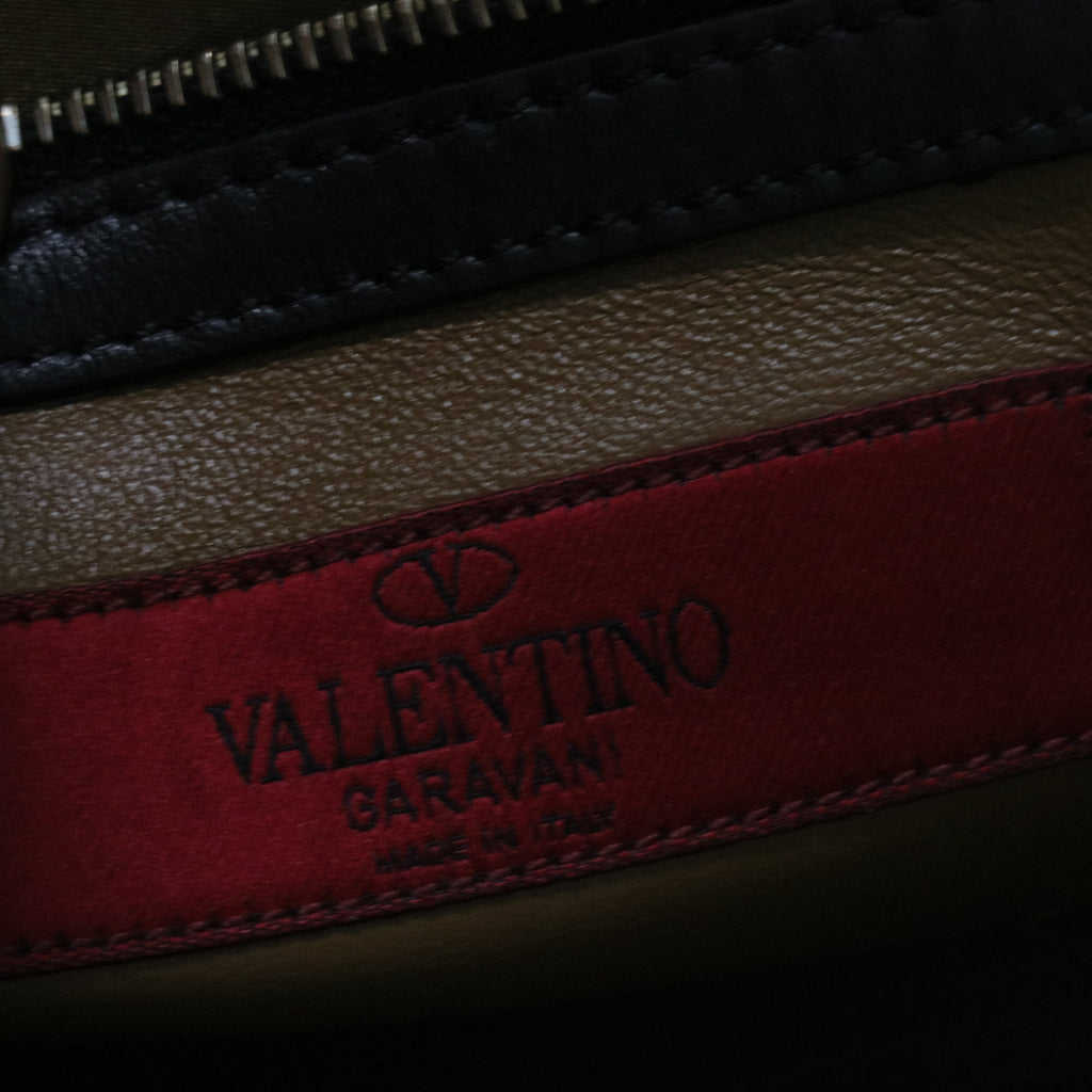 Vitello Medium Rockstud Flap Saddle Bag Nocciola for Gisel