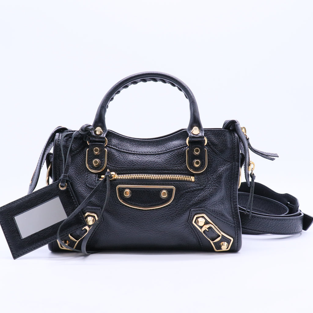 City Classic Studs Bag Leather Mini twins
