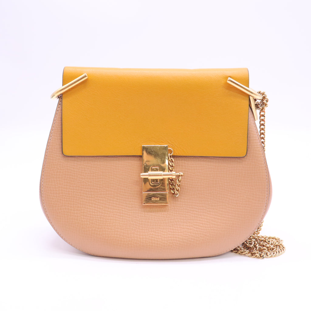 Chloé Bi-Color Small Drew Shoulder Bag B24453