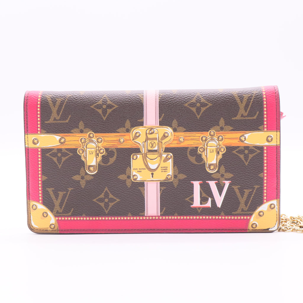 Limited Edition Monogram Canvas Trompe L'oeil Pochette Weekend Bag twins