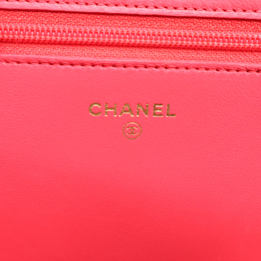 Boy Wallet on Chain Quilted Lambskin