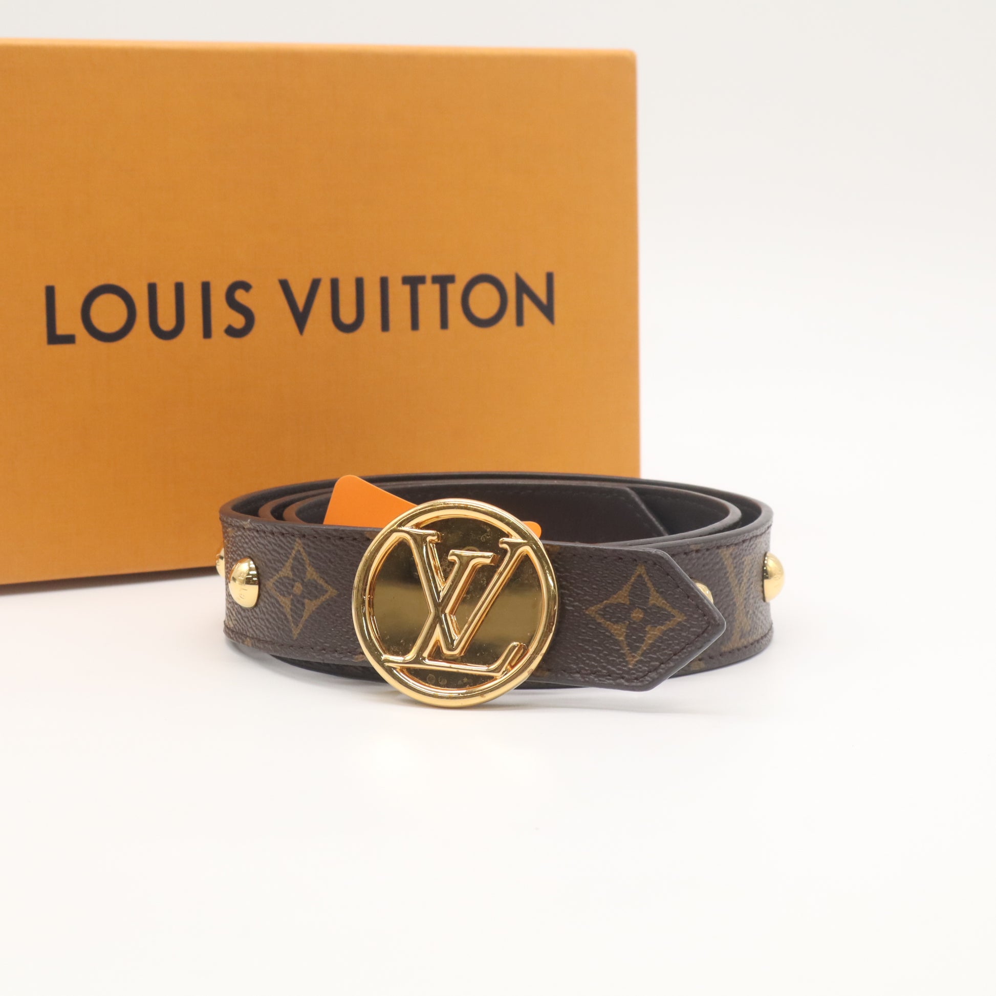 Louis Vuitton Monogram LV Circle Reversible Belt LDZ168