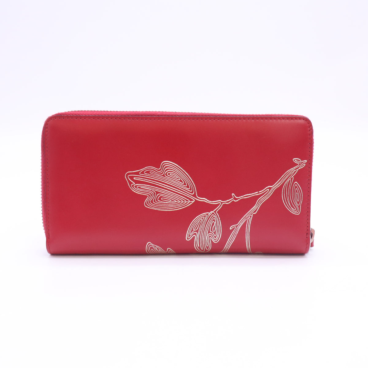 Gucci Chinese New Year Edition Floral Line-Art Zip-Around Wallet W23452