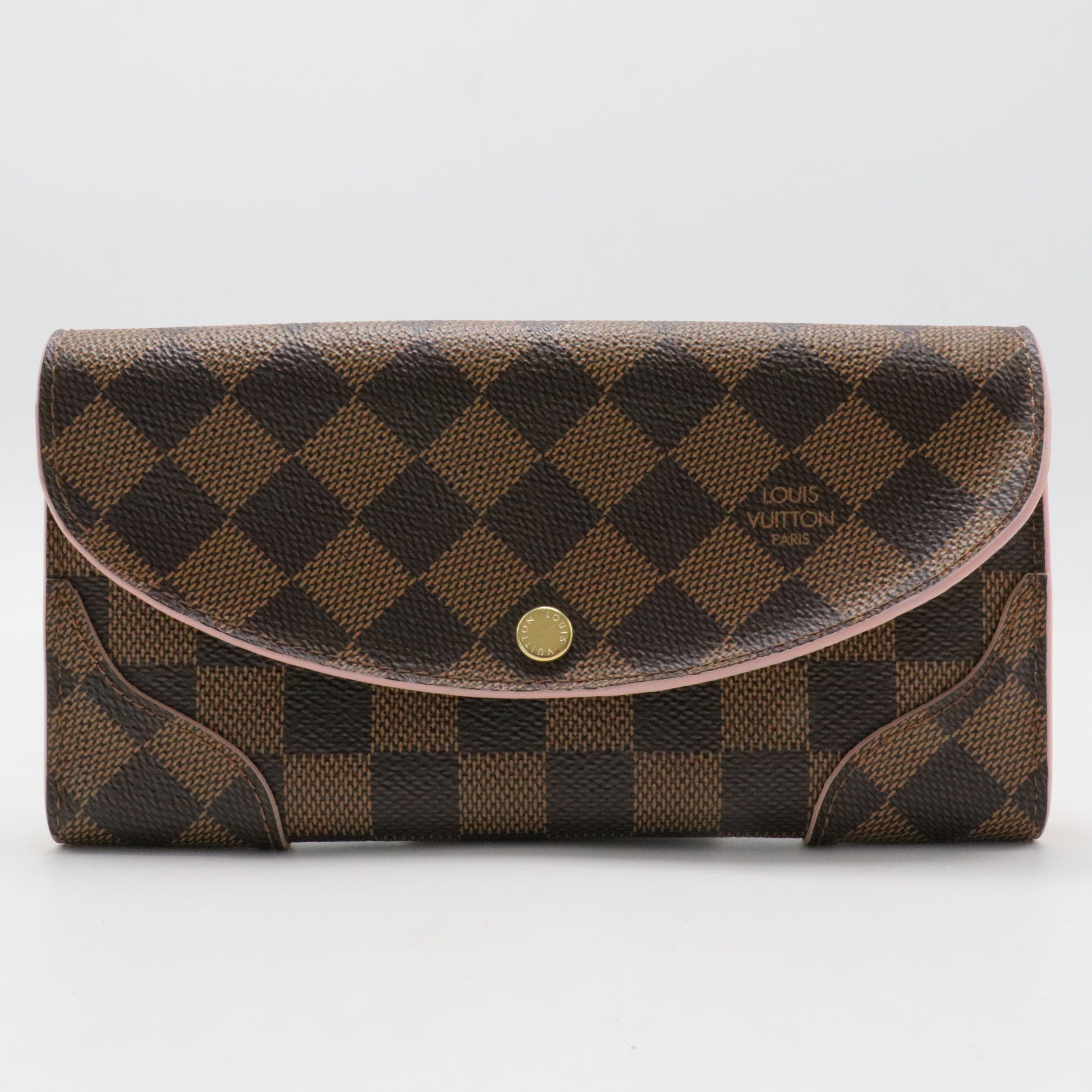 Emilie Wallet in Damier Ebene Canvas