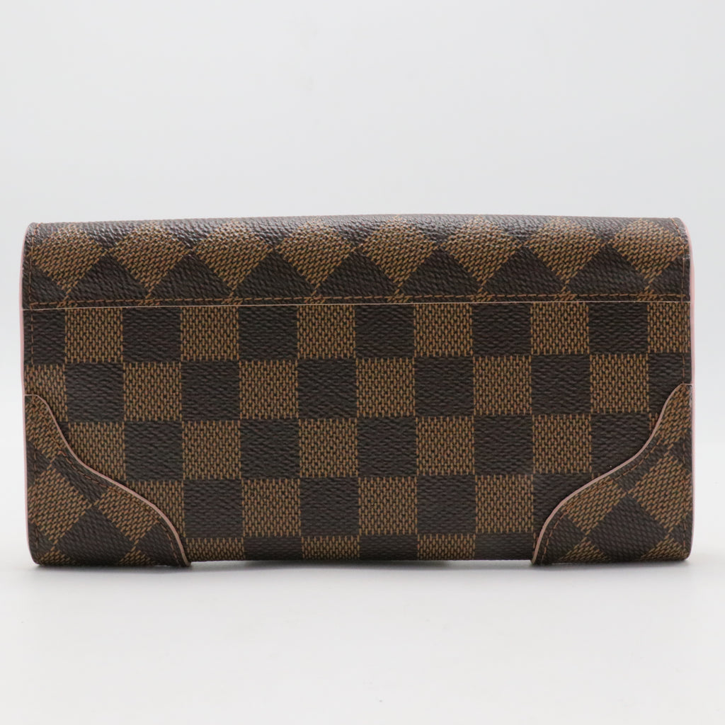 Emilie Wallet in Damier Ebene Canvas