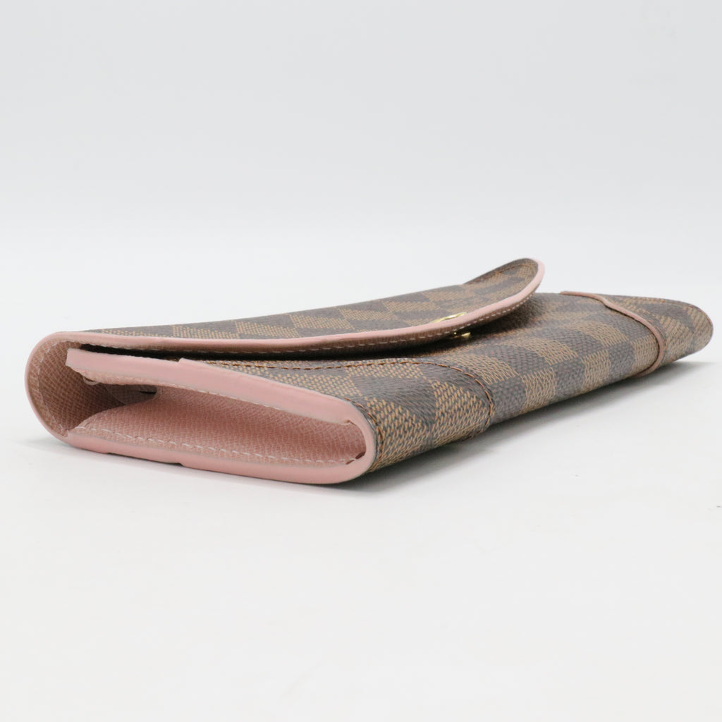 Emilie Wallet in Damier Ebene Canvas