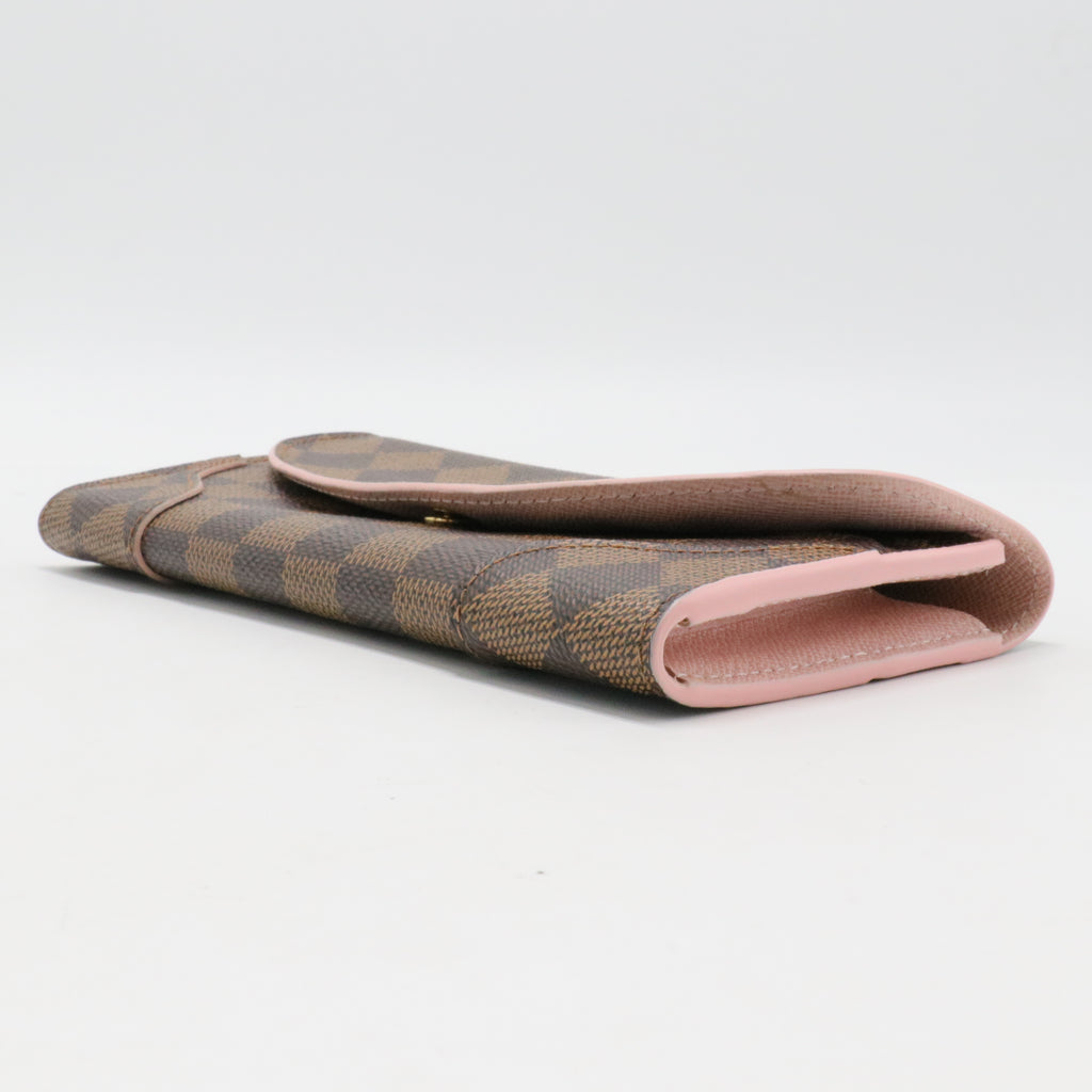 Emilie Wallet in Damier Ebene Canvas
