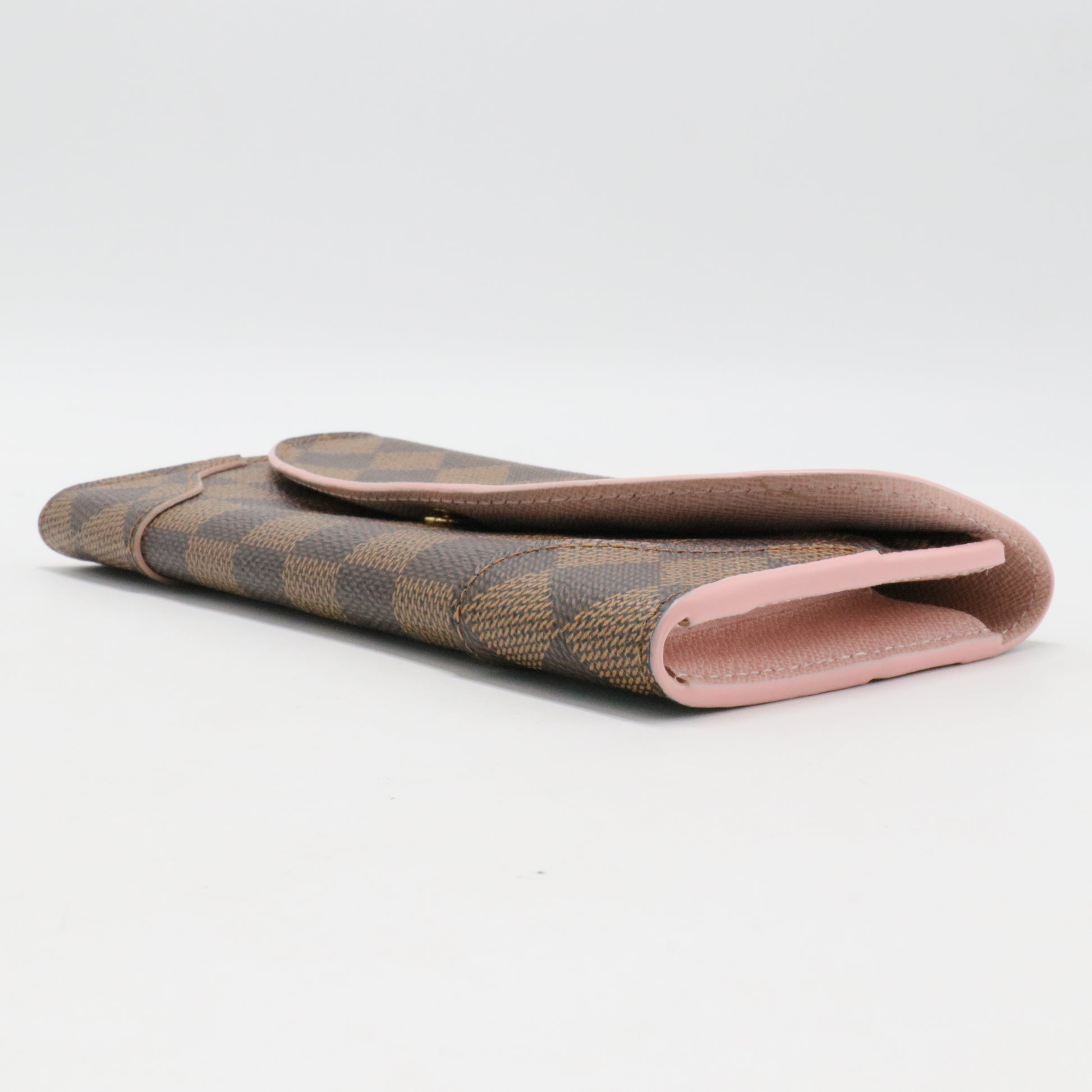 Emilie Wallet in Damier Ebene Canvas